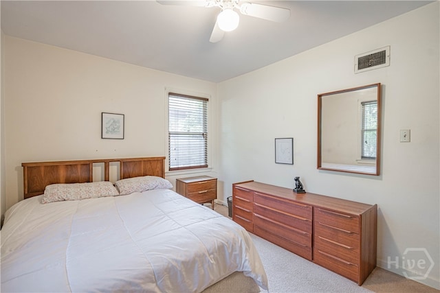 119 Dyches Dr, Savannah, GA 31406 - carpeted bedroom featuring a ceiling fan
