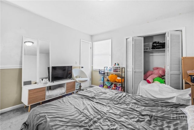 727 S Main St Unit 117, Hinesville, GA 31313 - bedroom with a closet, carpet flooring, and baseboards