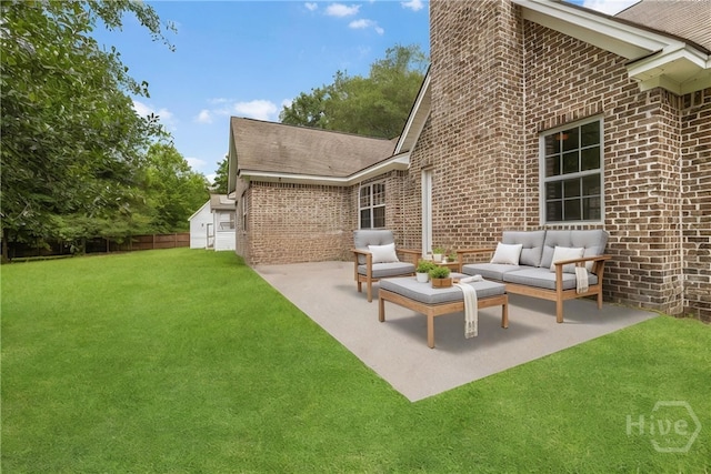 172 Jamestown Dr, Rincon, GA 31326 - view of patio featuring an outdoor hangout area