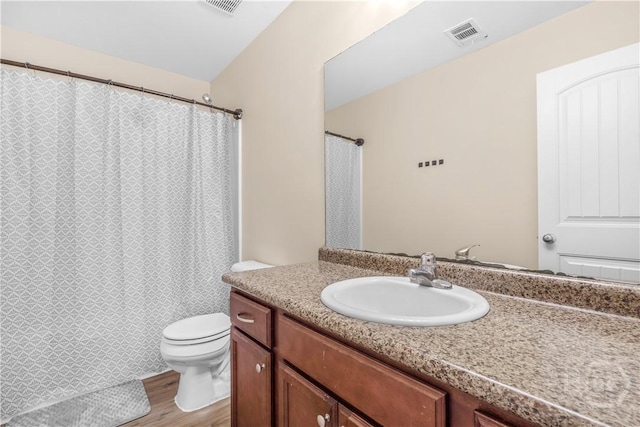 135 Verde Bnd, Savannah, GA 31419 - bathroom featuring vanity, toilet, and wood finished floors