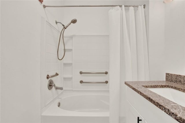3311 Whitemarsh Way Unit 3311, Savannah, GA 31410 - full bathroom with shower / bathtub combination with curtain and vanity