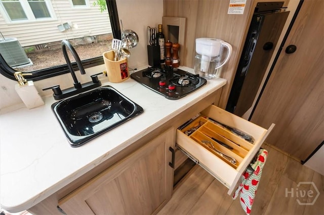 1706 E 31st St, Savannah, GA 31404 - kitchen with a sink and gas stovetop