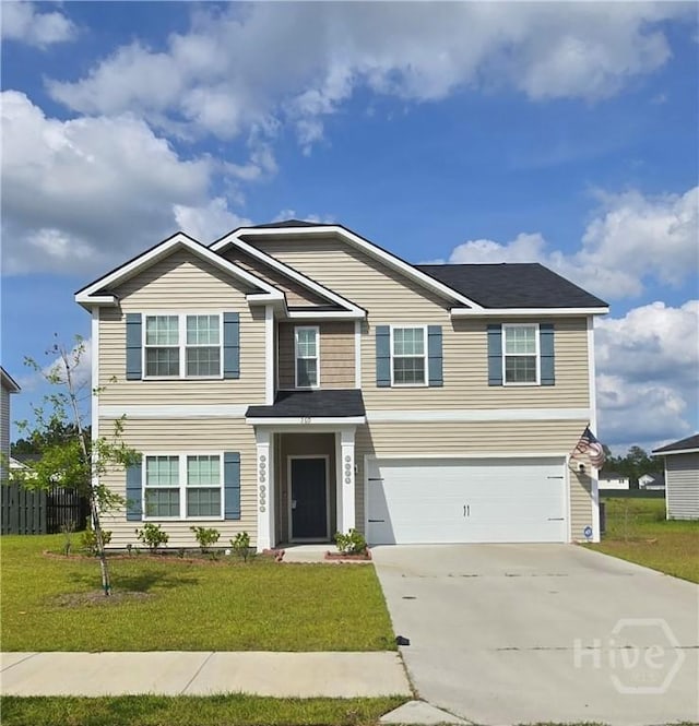 269 Brightleaf Cir, Hinesville, GA 31313 - view of front facade with concrete driveway and a garage