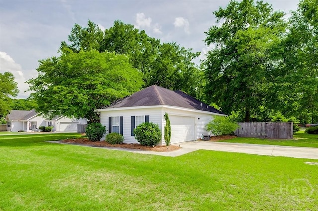 131 Warner Dr, Guyton, GA 31312 - view of front of home featuring concrete driveway and a garage