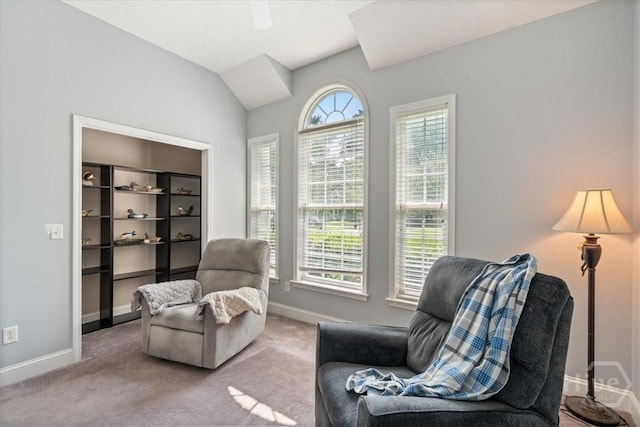 190 Sandpiper Dr, Midway, GA 31320 - living area with baseboards and carpet floors