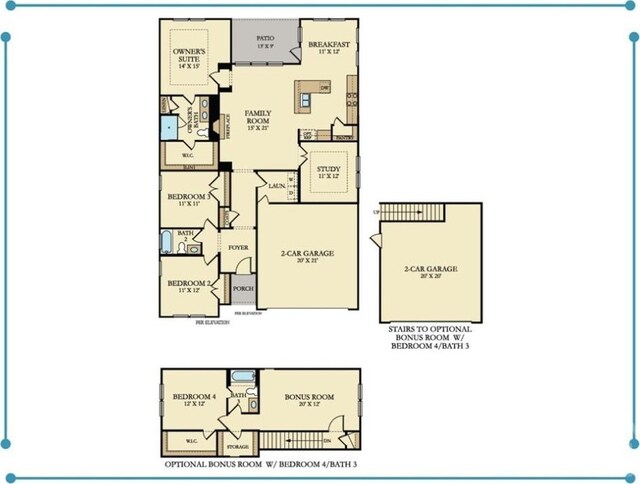 797 Blue Moon Xing, Pooler, GA 31322 - floor plan / room layout