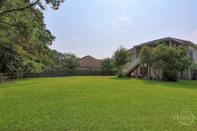 207 Pink Dogwood Ln, Pooler, GA 31322 - view of yard with stairs
