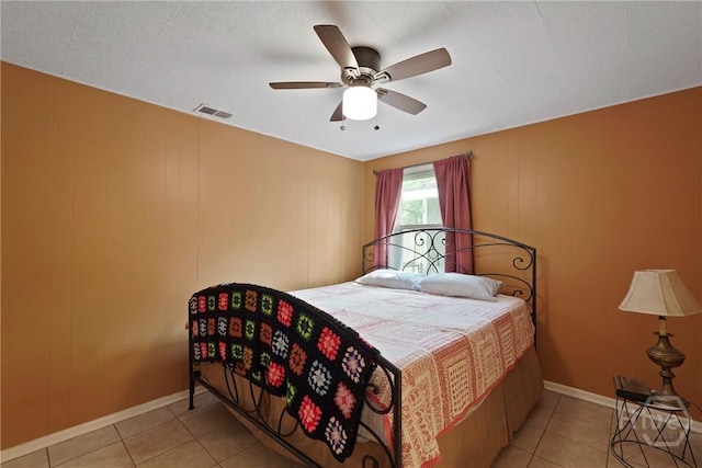26 Arthur Cir, Savannah, GA 31406 - bedroom featuring light tile patterned floors, a ceiling fan, and baseboards