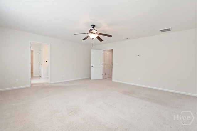 303 Waybridge Way, Richmond Hill, GA 31324 - unfurnished room featuring a ceiling fan, baseboards, and light colored carpet