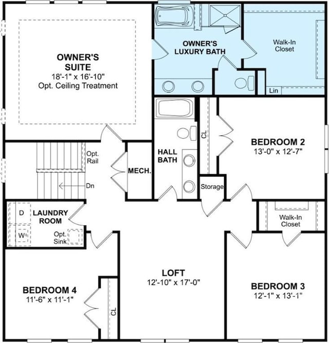 303 Waybridge Way, Richmond Hill, GA 31324 - floor plan / room layout