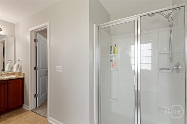 244 Murray Crossing Blvd NE, Ludowici, GA 31316 - full bathroom featuring a shower stall, vanity, and baseboards