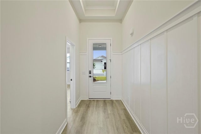 112 Mage St, Savannah, GA 31302 - doorway to outside with light wood finished floors
