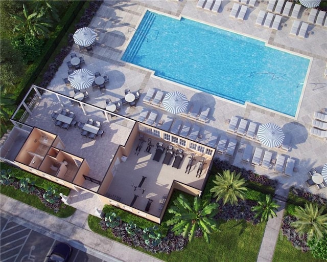 112 Mage St, Savannah, GA 31302 - bird's eye view of a pool