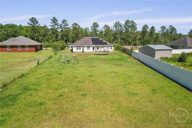 541 Deloach Rd NE, Ludowici, GA 31316 - view of yard featuring a playground