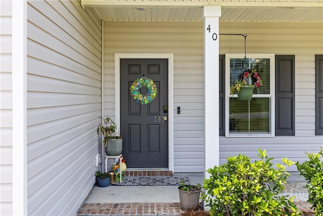 40 Saddlebrush Rd, Ellabell, GA 31308 - view of exterior entry with a porch
