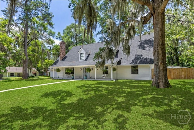 107 Rose Dhu Way, Savannah, GA 31419 - cape cod-style house with a chimney and a shingled roof