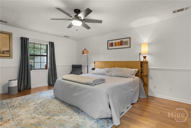 107 Rose Dhu Way, Savannah, GA 31419 - bedroom featuring light wood-type flooring, baseboards, and a ceiling fan