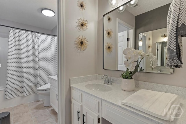 107 Rose Dhu Way, Savannah, GA 31419 - full bathroom featuring toilet, double vanity, and tile patterned floors