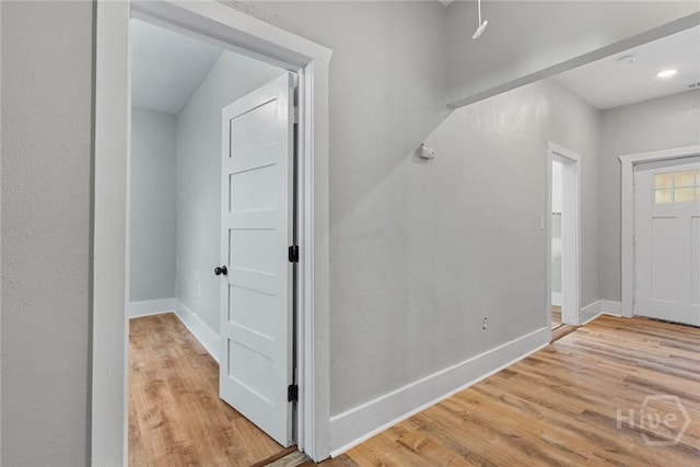 1825 Lloyd St, Savannah, GA 31405 - hall with baseboards and light wood-style flooring