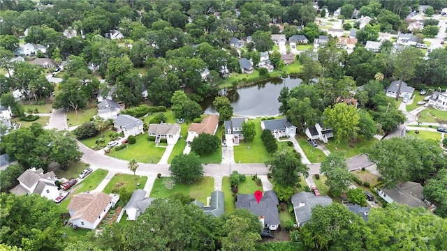 19 S Lake Dr, Savannah, GA 31410 - aerial view of residential area with a large body of water