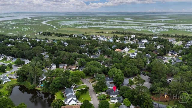 19 S Lake Dr, Savannah, GA 31410 - aerial view of property's location featuring a nearby body of water and nearby suburban area