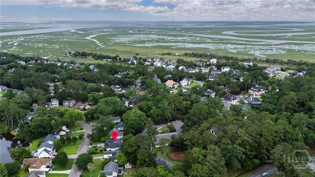 19 S Lake Dr, Savannah, GA 31410 - aerial view of property's location with a nearby body of water and nearby suburban area