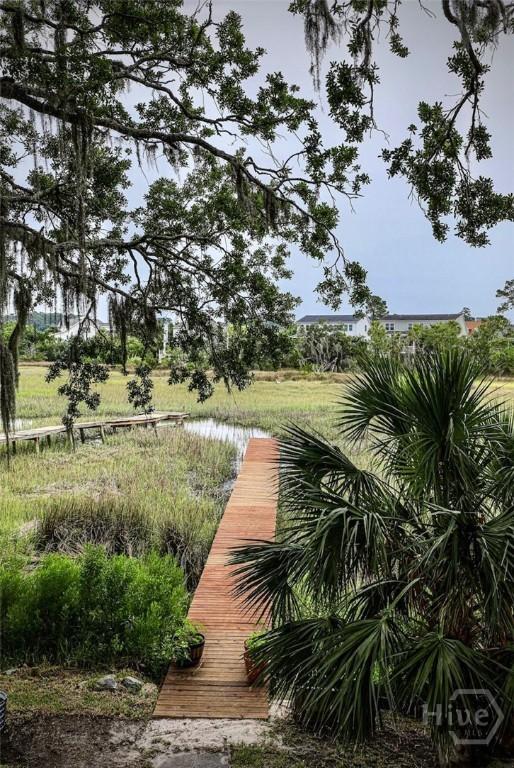 111 Runner Rd, Savannah, GA 31410 - surrounding community featuring a boat dock