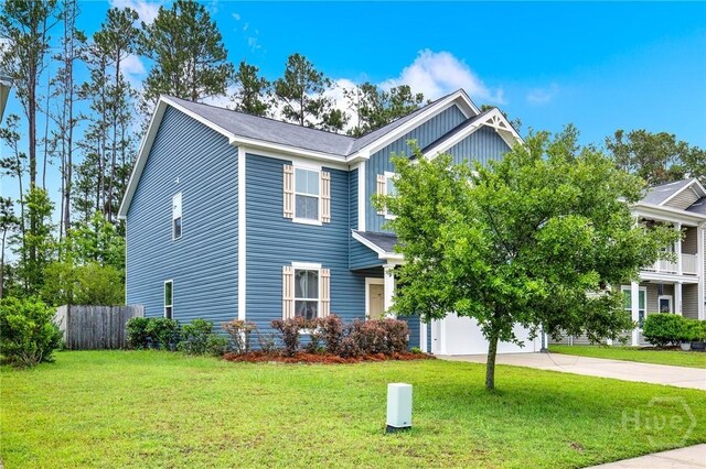 106 Tanzania Trl, Pooler, GA 31322 - view of front facade with driveway and board and batten siding