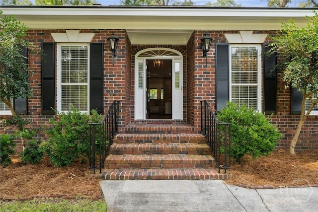 2 Dalry Ln, Savannah, GA 31419 - doorway to property with brick siding