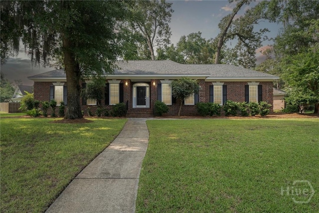 2 Dalry Ln, Savannah, GA 31419 - ranch-style home with brick siding and a front yard