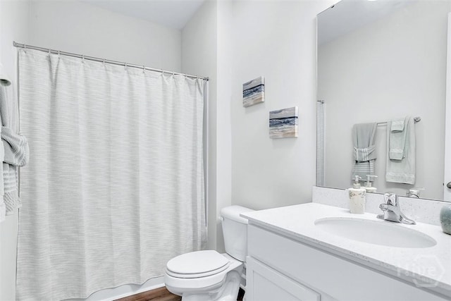 214 Park Chase Chase, Pooler, GA 31322 - full bathroom with toilet, vanity, and a shower with curtain
