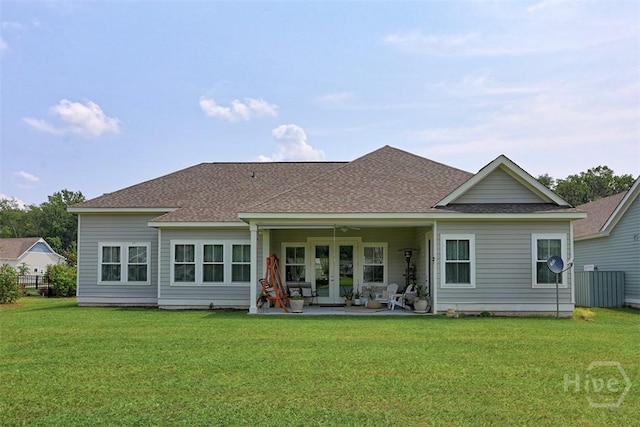 214 Park Chase Chase, Pooler, GA 31322 - back of house featuring roof with shingles, a yard, and a patio area