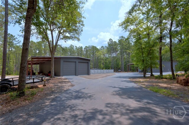 4000 Old River Rd S, Brooklet, GA 30415 - view of asphalt driveway