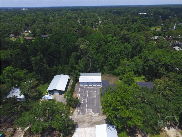 238-A W Magnolia Ave, Savannah, GA 31419 - drone / aerial view of a heavily wooded area