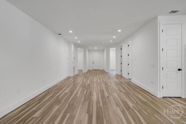 238-A W Magnolia Ave, Savannah, GA 31419 - unfurnished room featuring recessed lighting, light wood-type flooring, and baseboards
