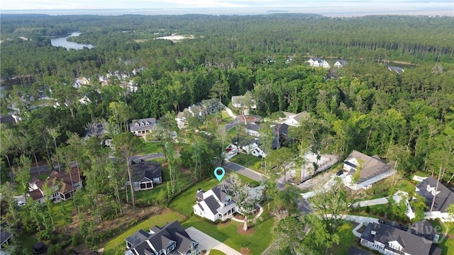 315 Linkside Lake Dr, Richmond Hill, GA 31324 - aerial view of property's location with a forest and nearby suburban area