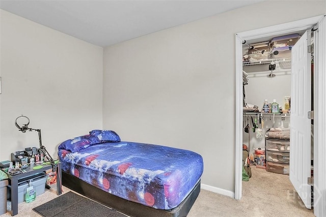 194 Calm Oaks Cir, Savannah, GA 31419 - carpeted bedroom featuring a spacious closet and baseboards
