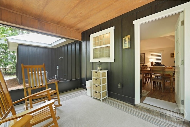152 Covey Rise Pl, Midway, GA 31320 - sitting room featuring wooden ceiling