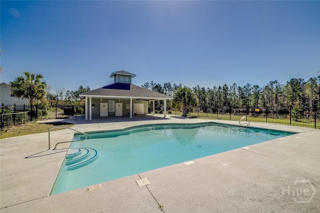 82 Saddlebrush Rd, Ellabell, GA 31308 - community pool with a patio area and a gazebo