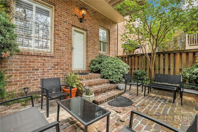 509 E Broughton St, Savannah, GA 31401 - view of patio with an outdoor hangout area
