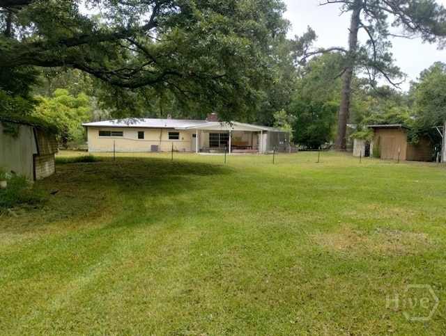 107 Lyons Rd, Pooler, GA 31322 - view of yard