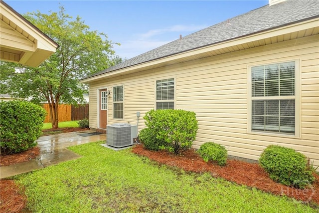 301 Morgan Pines Dr, Pooler, GA 31322 - view of yard featuring central air condition unit