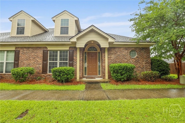 301 Morgan Pines Dr, Pooler, GA 31322 - view of front of house featuring roof with shingles and brick siding