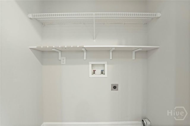 301 Morgan Pines Dr, Pooler, GA 31322 - laundry area featuring hookup for an electric dryer and hookup for a washing machine