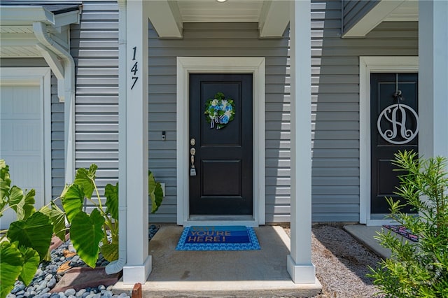 147 Congo Ct, Pooler, GA 31322 - doorway to property with a porch
