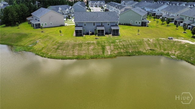 147 Congo Ct, Pooler, GA 31322 - aerial view of residential area featuring a large body of water