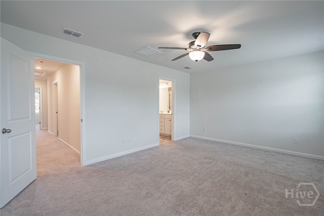 147 Congo Ct, Pooler, GA 31322 - unfurnished bedroom featuring light carpet, baseboards, and connected bathroom
