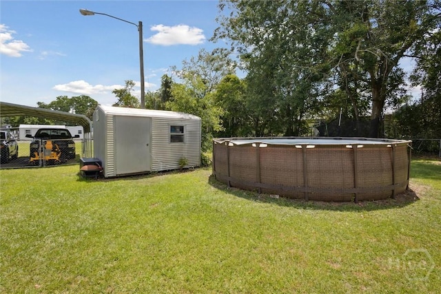 151 Ogeechee Ave, Bloomingdale, GA 31302 - view of yard featuring an outdoor pool