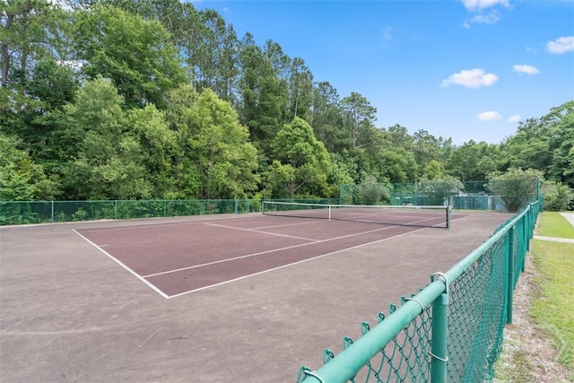 210 Pebblestone Dr, Bloomingdale, GA 31302 - view of tennis court