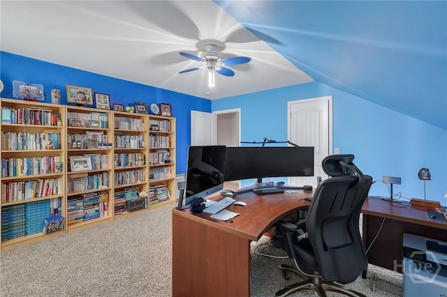4 Broken Bit Rd, Ellabell, GA 31308 - office area featuring ceiling fan and carpet flooring